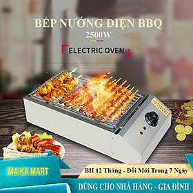 Mua Bếp Nướng Điện BBQ Không Khói  Bếp Nướng Công Nghiệp Inox 201  2500W. Dùng cho Nhà Hàng  Gia Đình. Lò Nướng