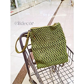 TÚI XÁCH HANDMADE MACRAME ĐEO VAI