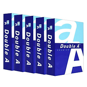 Thùng 5 Ream Giấy Double A 80