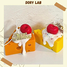 Nến Thơm Phô Mai Cherry Phong Cách Giáng Sinh - Dory Lab