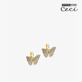 CECI - Khuyên tai nữ hình cánh bướm  thời trang CC1-06000172