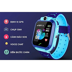 Mua Đồng Hồ Thông Minh Trẻ Em Chống Nước Chuẩn IP67 Watch Q12 MÀU XANH - Hàng nhập khẩu