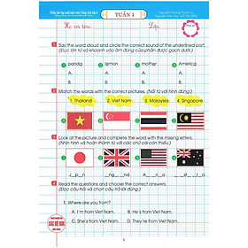 Combo Phiếu Bài Tập Cuối Tuấn Môn Toán + Tiếng Việt + Tiếng Anh Lớp 4 - Biên Soạn Theo Chương Trình GDPT Mới