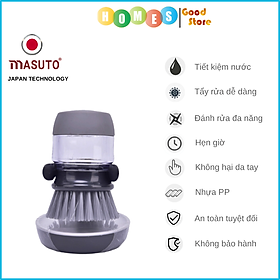 Mua Cọ Rửa Chà Đa Năng Chén Bát MASUTO Có Khay Chứa Xà Phòng - Hàng Chính Hãng