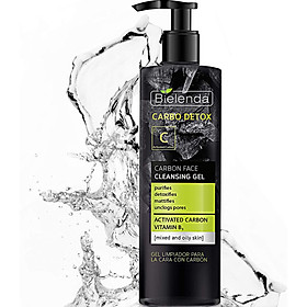 Sữa rửa mặt Bielenda Carbo Detox Carbon Face Cleansing Gel 195g