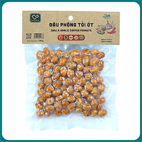 100g Đậu Phộng tỏi ớt DGfoods Chili & garlic coated peanuts