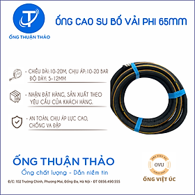 Mua Ống Cao Su Bố Vải KT Phi 65MM cuộn 20m Nhập Khẩu - Ống Xối Thuận Thảo