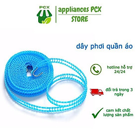 Mua Dây phơi quần áo phơi đồ chống bay áo quần độ bền của dây cực cao