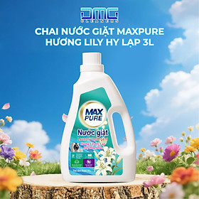 Chai nước giặt Maxpure Hương Lily Hy Lạp 3L