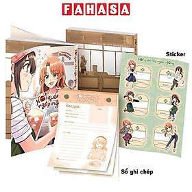 Sách - Nơi Quán Nhỏ Ngập Ngừng - Tập 1 - Bản Đặc Biệt - Tặng Kèm Set Sticker Dán Lọ Gia Vị + Sổ Ghi Chép Công Thức Nấu Ăn