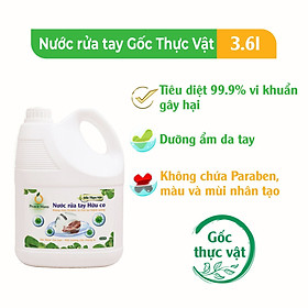 Nước Rửa Tay Gốc Thực Vật Peace Mass 3.6l An Toàn Cho Da Nhạy Cảm Thuộc