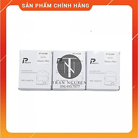 Mua  Combo 3 cuộn  Băng nhãn in MAX PT-512W - Đen nền trắng 12mm x 16m - Hàng nhập khẩu