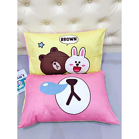 Mua Đôi vỏ gối cotton dùng được 2 mặt thoáng mát nhiều mẫu mã