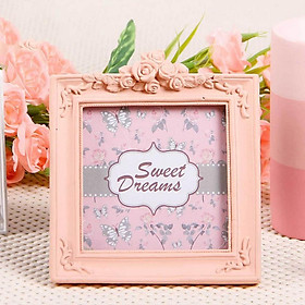 Romantic Resin Picture Photo Frame with Stand Family Girls Photos Display S