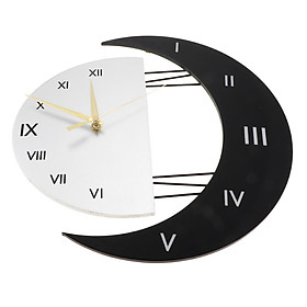 Silent Sweep Wall Clock Numeral Decor Kids Room Decor Time Watch 12inch Star