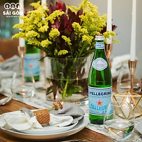 Nước khoáng có ga tự nhiên Sanpellegrino - 1000ml -  Sanpellegrino 1000ml chai thủy tinh