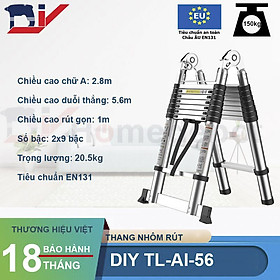 Thang nhôm rút đôi DIY TL-AI-56 Hàng chính hãng - Tiêu chuẩn EN131
