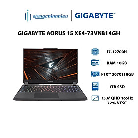Mua Laptop Gigabyte AORUS 15 XE4-73VNB14GH i7-12700H|16GB|GeForce RTX 3070Ti 8GB Hàng chính hãng