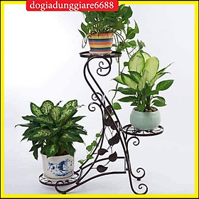 Mua Kệ sắt để chậu hoa cây cảnh 3 tầng