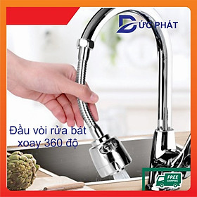 Mua Đầu vòi rửa bát tăng áp  đàu nối vòi rửa bát mềm mại cực tiện lợi khi rửa chậu