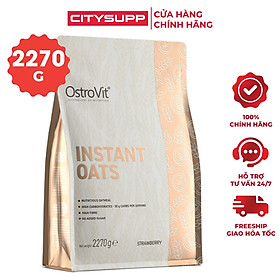 Bột Yến Mạch Uống Liền OstroVit Instant Oat Flakes 2.27KG (45 Lần Dùng) Bổ Sung Calo, Protein, Carb và Chất Xơ