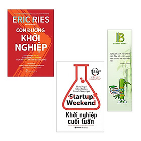 Combo 2 Cuốn Sách Khởi Nghiệp: Con Đường Khởi Nghiệp + Khởi Nghiệp Cuối Tuần (Tặng Kèm Bookmark Bamboo Books)