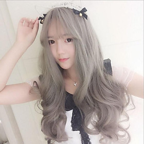 Tóc giả nữ hàn quốc tặng kèm lưới T188