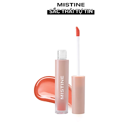 Son bóng, lâu trôi, bền màu đến 9h, dưỡng ẩm giúp môi căng mọng Mistine Choose Me Long Watering Lip Gloss 1.6g No.03
