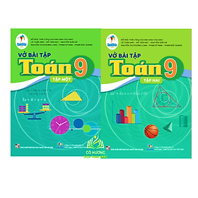 Sách - Combo Vở Bài Tập Toán , Ngữ văn 9 - Tập 1+ 2 (Cánh Diều) #huongbook