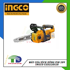  Máy cưa xích dùng pin 20V ingco cgsli20128 ( không pin xạc)