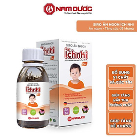 Siro ăn ngon Ích Nhi Plus cho bé lọ 100ml giúp tăng sức đề kháng