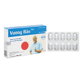 Vương Bảo giúp giảm phì đại lành tính tuyến tiền liệt hộp 20 viên