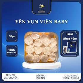 YẾN TINH CHẾ VỤN BABY HỘP 50GR - YẾN SÀO ĐỖ THỊ TOÁN - VỤN BABY TIỆN LỢI - PHÙ HỢP MỌI LỨA TUỔI - TỐT CHO TIÊU HÓA - TỐT CHO TĂNG TRƯỞNG CỦA TRẺ