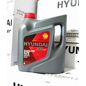 Dầu nhớt ô tô máy xăng Hyundai Gasoline G700 10W40- SP- 4L 