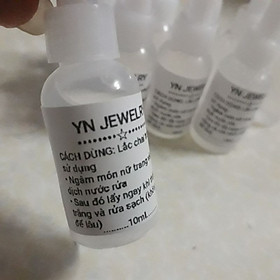 Nước rửa trang sức bạc 50ml, dung dịch làm sáng trang sức YN JEWELRY