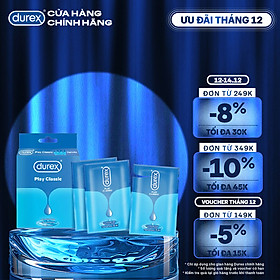Gel bôi trơn Durex play classic Hộp 3 gói x 5ml