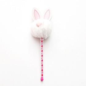 Bút bi nước thỏ bông cute cao cấp đủ màu sắc đáng yêu bút nhẹ ngòi bút viết êm mực đều – H055