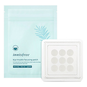 Miếng Dán Làm Dịu Mụn Từ Dầu Bija Innisfree Bija Trouble Focusing Patch