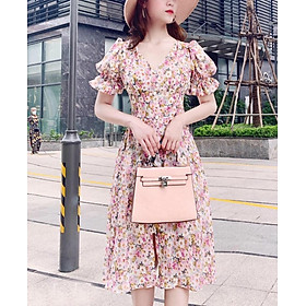 ĐẦM XÒE IN HOA TAY PHỒNG SIZE 45KG ĐẾN 70KG
