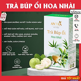Hộp 30 Gói Trà Búp Ổi Hoa Nhài Giúp Giảm Cân, Tiêu Mỡ Nhanh, Đẹp Da, Ngăn Ngừa Lão Hóa An Thần Giảm Stress An Toàn Thiên Nhiên - Trà búp ổi hoa nhài