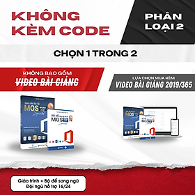 Sách - Combo "Làm Chủ Bài Thi MOS Word 2016 Specialist", Ứng dụng tin học văn phòng cơ bản - tinhocmos