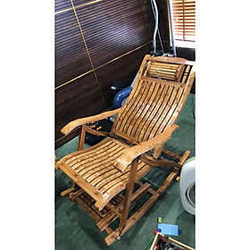 Mua GHẾ GỖ TRE THƯ GIÃN - GHẾ BẬP BÊNH KÈM MASSAGE CHÂN HÀNG TẠI XƯỞNG