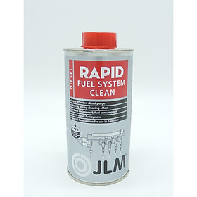 Phụ gia làm sạch toàn bộ hệ thống nhiên liệu DIESEL cho xe ô tô động cơ dầu (JLM Rapid Fuel System Clean). Hãng JLM sản xuất, xuất xứ từ Hà Lan, J02330 - 500ml