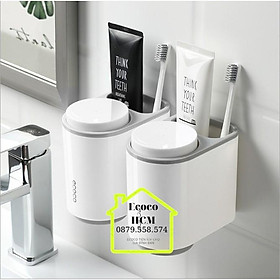 Kệ nhà tắm đa năng Ecoco chính hãng sử dụng miếng dán tiện lợi