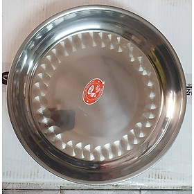 Mua Mâm tròn inox 430 size nhỏ 28cm-34cm-36cm-40cm và 44cm