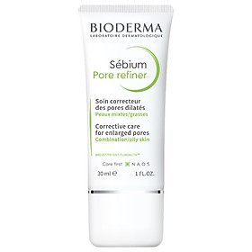 Kem Dưỡng Da Làm Se Khít Lỗ Chân Lông Giảm Bóng Nhờn BIODERMA Sebium Pore Refiner