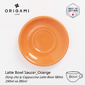 Đĩa sứ Origami Cappuccino Latte Bowl Saucer 140mm
