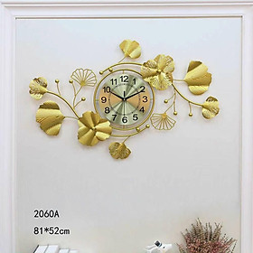 Mua Đồng Hồ Treo Tường Trang Trí Nghệ Thuật -Đồng Hồ Treo Phòng Khách Đẹp Gía Rẻ-kt 80*52cm