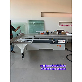 Mua Máy Cưa Bàn Trượt Y45 Thế Hệ Mới - Nâng Cơ ( Công Suất Đ/cơ Lớn 5 5KW - Đ/Cơ Nhỏ 1 1KW) + Máy hút bụi 3pha