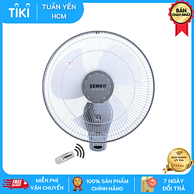 Quạt treo tường remote Senko Hàng Chính Hãng - TR1683